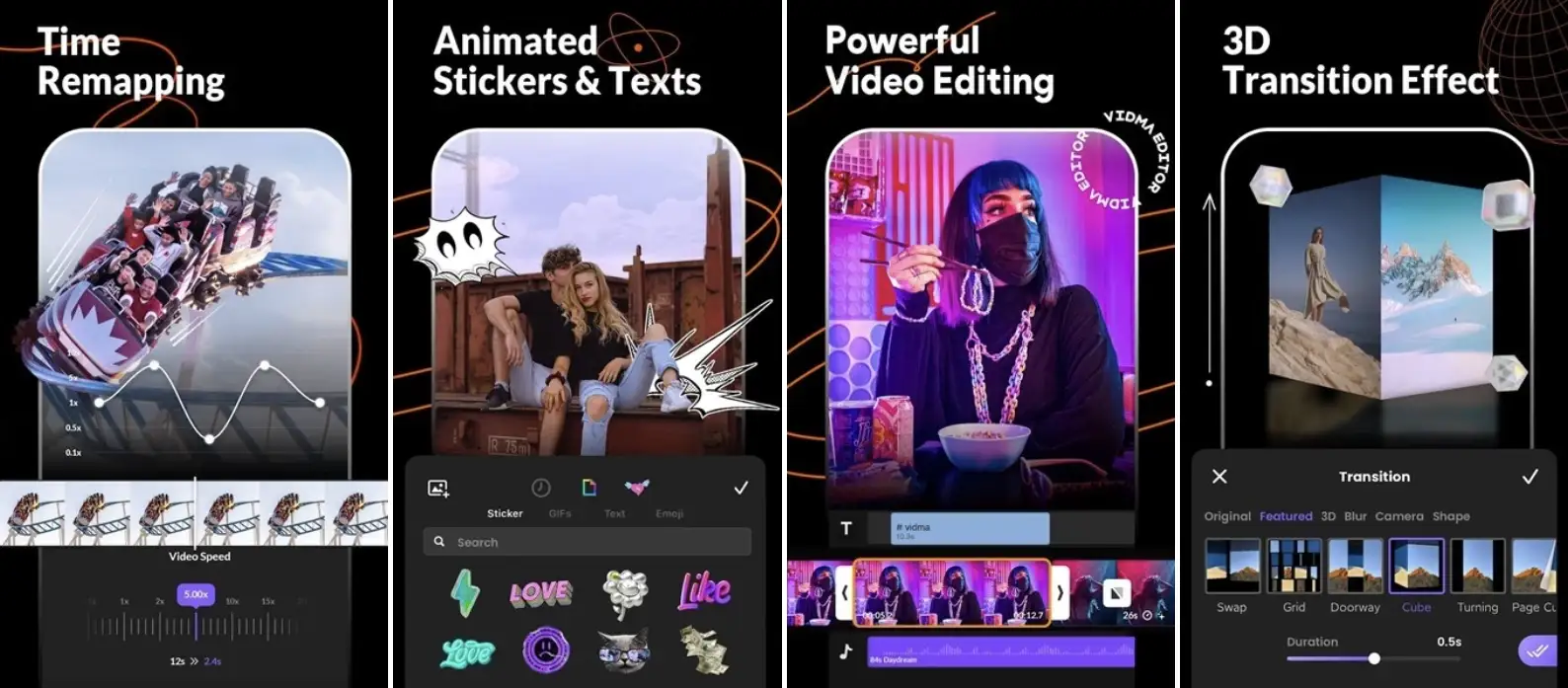 Vidma editor v2.15.7，一款易于使用的音乐视频编辑器和视频制作器-酷软