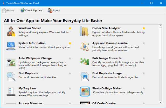 TweakNow WinSecret Plus!(系统优化软件) v6.5.2 便携版-酷软