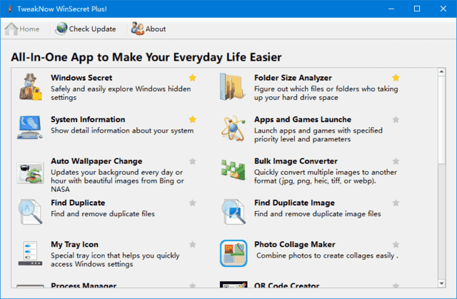 TweakNow WinSecret Plus!(系统优化软件) v6.6.2 便携版-酷软